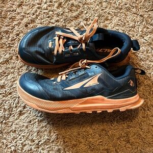 Altra Blue and Peach Athletic Shoes